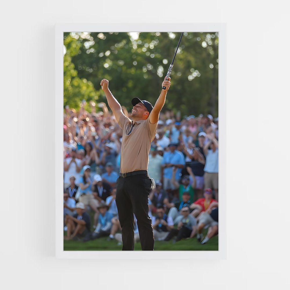Poster Xander schauffele viser – affiche Golf (vue 3)